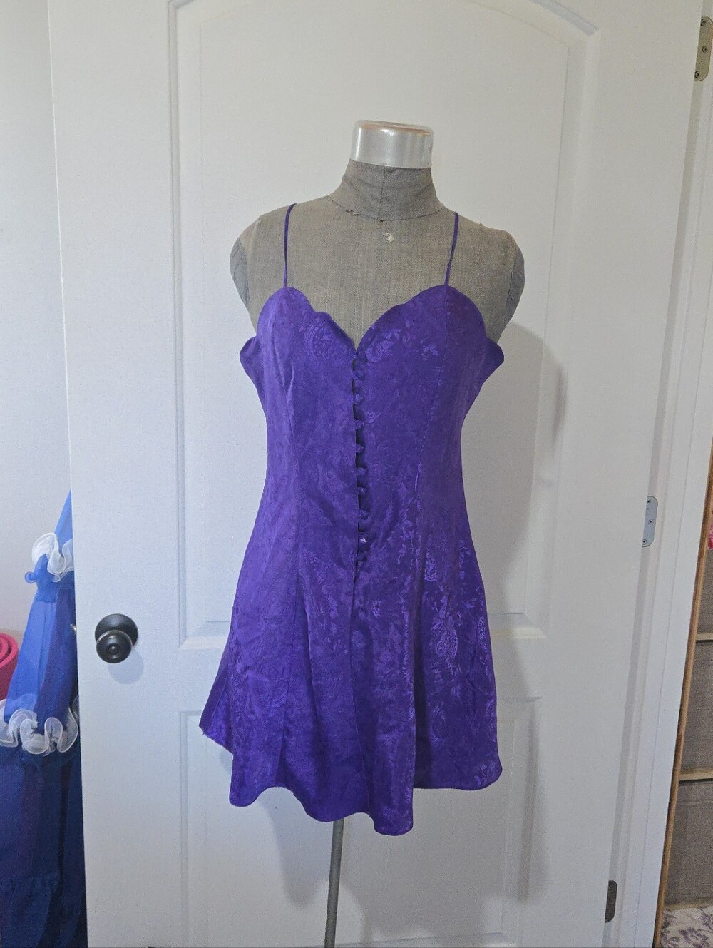 Vintage Gold Label Victoria's Secret Purple Nightgown, Size M